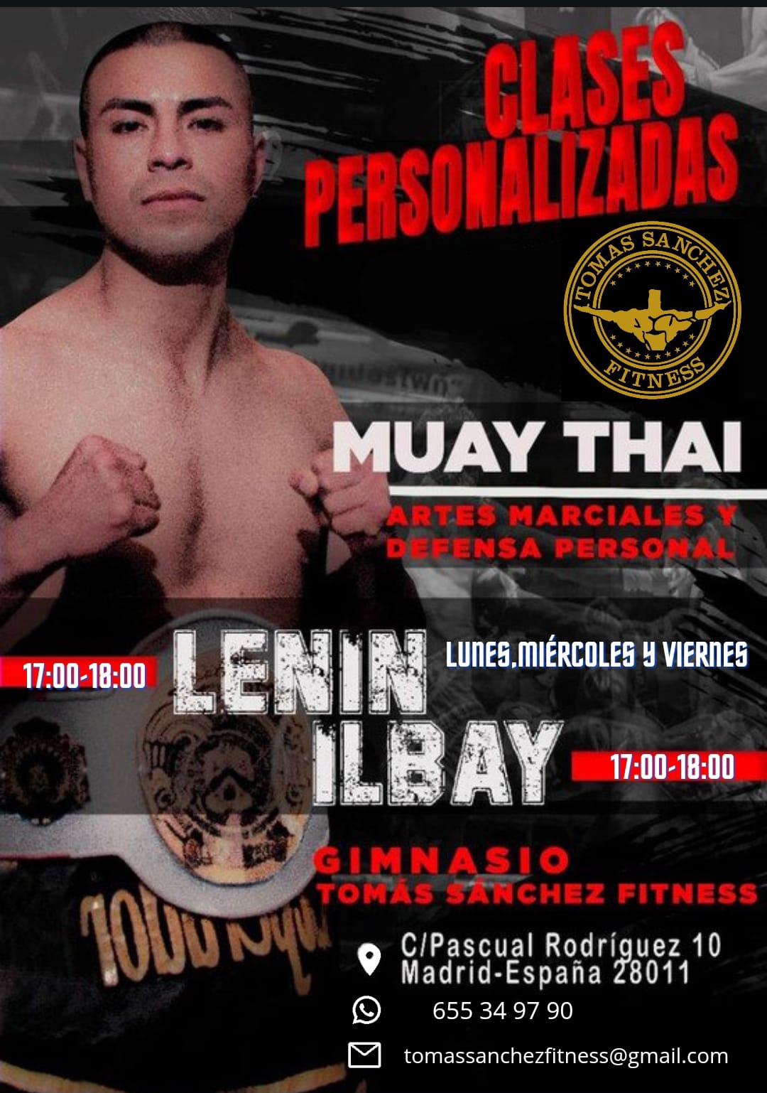 Gimnasio Tomas Sanchez Fitnes barrio Lucero Madrid